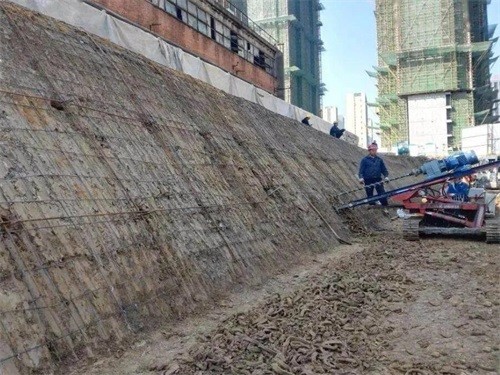 陆河建筑边坡支护